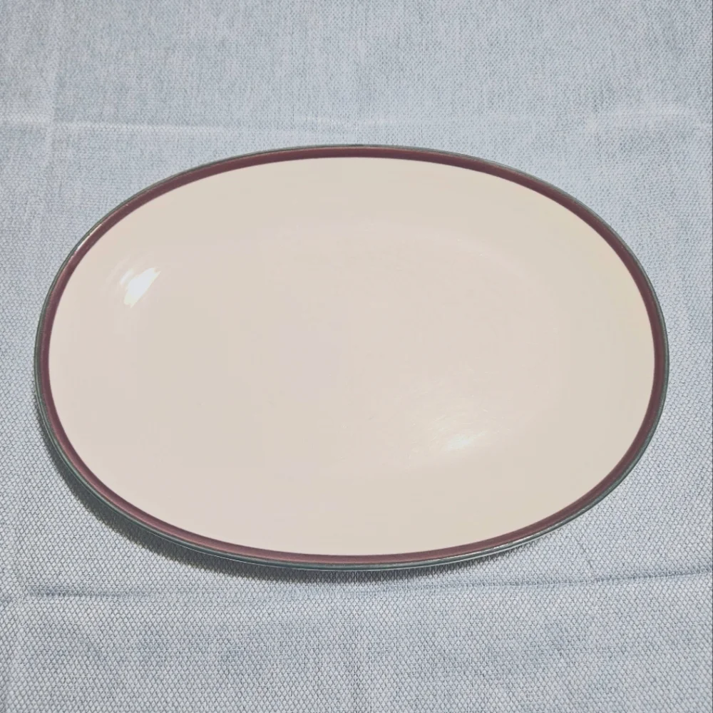 Pfaltzgraff Vintage Juniper Oval Serving Platter Stoneware Dinner USA 14